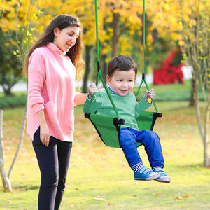 Ropecube ที่นั่งชิงช้านิรภัยสำหรับเด็กผ้าอ๊อกซ์ฟอร์ดปรับความสูงได้สนามเด็กเล่นในร่ม/กลางแจ้งพร้อมเข็มขัดนิรภัยสำหรับสนามหลังบ้าน - Product Image 3