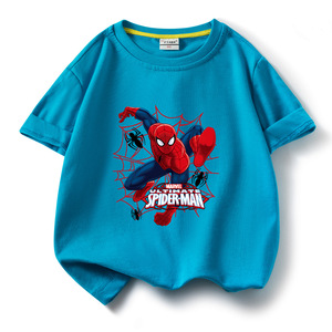 Nuova Maglietta Estiva per Bambini <span class=keywords><strong>Spider</strong></span>-Man in Cotone, T-Shirt Casual a Maniche Corte con Collo Tondo per Ragazzi, Morbida in Colori Pastello - Product Image 6