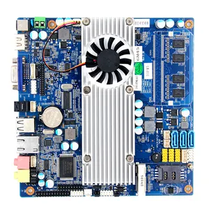 Mini-ITX 17*17CM MINI PCマザーボードPGA 479 Support Core2 Duo P7550/7450/7350 T7100プロセッサ