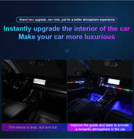 ZYCELA Audi A4/A5/S4/S5 B9 Berline 2017-2024 Nouvelle Lumière Ambiante Intelligente LED Colorée RGB Néon 12V Garantie 1 An
