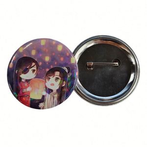 Proveedor de Insignias Metálicas Personalizadas a Bajo Precio, Botones Redondos de Estaño con Logotipo Personalizado para Regalos - Product Image 1