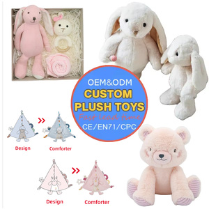 CE Soft Toys Custom <strong>Rabbit</strong> Plush Manufacturer <strong>for</strong> Business Plushie Stuff Toys Stuffed Animal Toys Striped Bunnies - Product Image 6