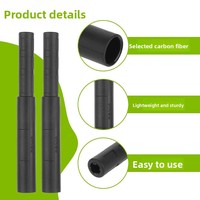 Adaptateur d'extension de club de golf en graphite personnalisé pour accessoires de parcours de golf fabriqués en Chine