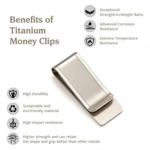 Hot Sale Custom Size Stainless Steel Money Clip Custom Logo Metal Cash Hold for Corporate Giveaways - Product Image 5