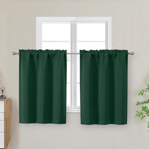 <span class=keywords><strong>Rideau</strong></span> court occultant thermique isolant pour petite fenêtre, à passe-tringle, pour salle de bain et chambre, 30" L x 30" L, 1 pièce - Product Image 1
