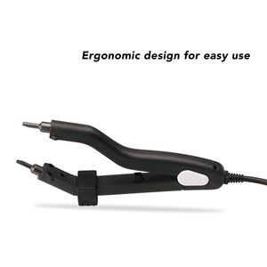 Outil professionnel réglable pour extensions capillaires, <span class=keywords><strong>fer</strong></span> chauffant <span class=keywords><strong>à</strong></span> température variable, connecteur facile <span class=keywords><strong>à</strong></span> nettoyer, élégant pour salon (prise US Chine) - Product Image 4