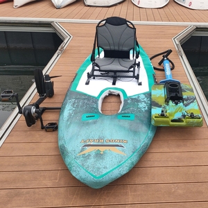 SUP001 10FT Planche de SUP gonflable monoplace pour la pêche avec système de propulsion à pédales - Product Image 5