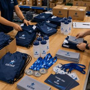 Kit événementiel sportif personnalisé en gros OEM/ODM – Pack de participe avec T-shirt, médaille, bouteille, serviette et sac à cordon - Product Image 4