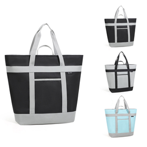 Bolsa refrigeradora reutilizable al por mayor, bolsa de compras aislada con logotipo personalizado, bolsas refrigeradoras grandes para entrega de pizza/ - Product Image 1
