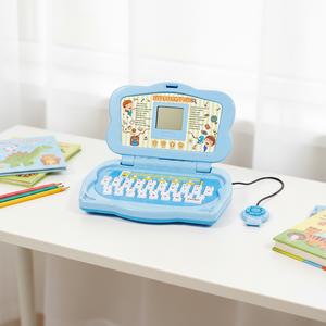 Mini Laptop Educativa en Inglés, Juguete <span class=keywords><strong>de</strong></span> Computadora Inteligente <span class=keywords><strong>de</strong></span> Plástico para Niños <span class=keywords><strong>de</strong></span> 2 a 12 Años - Product Image 4