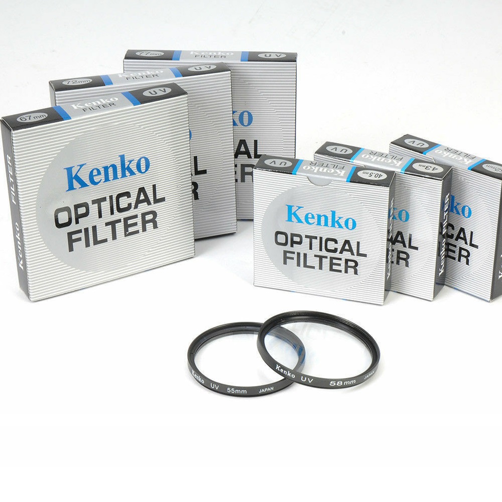 Kenko filtro UV filtro filtre 49mm 52mm 55mm 58mm 62mm 67mm 72mm 77mm 82mm Lente proteger al por mayor para Canon para DSLR de Sony