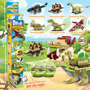 Juego de Bloques de Construcción 6 en 1 de ABS No Tóxico, Juguete Educativo de Construcción DIY, Modelo 1:32, Embalaje en Caja de Cartón <span class=keywords><strong>para</strong></span> Niños - Product Image 5