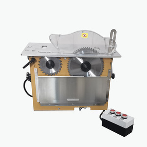 High-Power Brushless Motor Double Saw Blade Wood Saw Machines Table Saw for Woodworking Mini <b>Sliding</b> Table Saw - Product Image 3