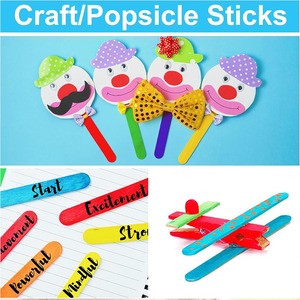 FOSKA Materiali per Artigianato Bastoncini Colorati in Legno Lisci e Dritti per Aule, Gruppi o Progetti Multipli - Product Image 5