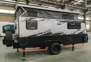 Alta calidad estilo moderno Pop Top fibra de vidrio camión Camper Rvs recoger tobogán en <span class=keywords><strong>caravana</strong></span> dosel remolques de Camping - Product Image 5