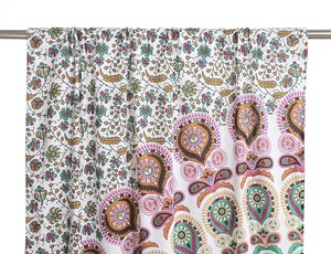 Rideaux Mandala Paon Bohème, Draperies Indiennes Hippie Multicolores pour la Décoration de Chambre et de Salon - Product Image 3