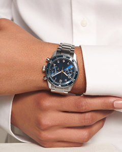 Men's Chronograph Automatic Mechanical Wristwatch Tachymeter Bezel Stainless Steel Bracelet Sporty Dress Watch for Longinesing - Product Image 4