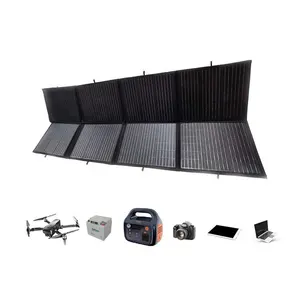 Vente en gros voiture électrique Flexible Film mince Ecoflow Panneau Solaire pliable 300w 400w Panneau Solaire