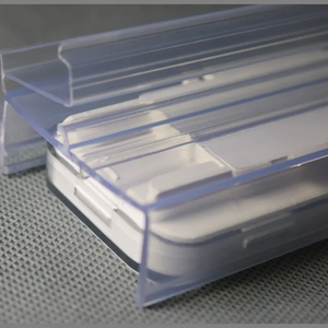 ชั้นวางของพลาสติก CTR001ป้ายพลาสติกแบบใส ESL สำหรับซูเปอร์มาร์เก็ตค้าปลีก - Product Image 5