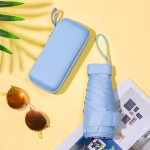 Parapluie pliant cinq volets léger pour femme, protection solaire 50% UV, <span class=keywords><strong>personnalisable</strong></span>, impression de logo, vente en gros - Product Image 4