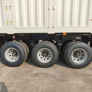 13m Side Wing Van Trailer Heavy Duty Tri Axle Box Trailer Precio bajo Cuerpo cerrado Acero Semirremolque para camiones - Product Image 6