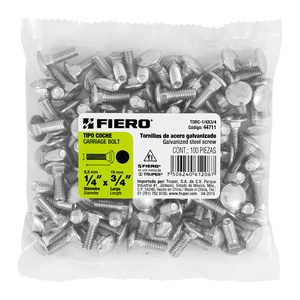 Fiero TORC-1/4X3/4 borsa con 100 1/4 'X 3/4' tipo auto bulloni - Product Image 1