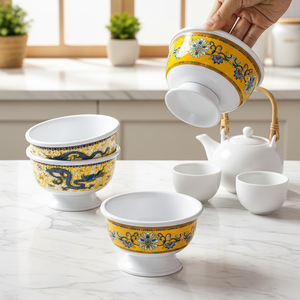 Tazón de Cerá<span class=keywords><strong>mica</strong></span> <span class=keywords><strong>Mica</strong></span> con Diseño de Dragón, Vajilla Jingdezhen, Tazón de Fideos de <span class=keywords><strong>Mica</strong></span>, Porcelana China Esmaltada, Vajilla <span class=keywords><strong>para</strong></span> Cena, Mesa de Banquete - Product Image 1