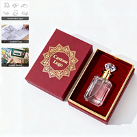Emballage de tiroir coulissant biodégradable fait à la main, conception personnalisée, emballage de boîte de parfum de luxe avec insert