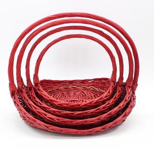 Mini stoccaggio di frutta in <span class=keywords><strong>vimini</strong></span> ad alta popolarità decora i cestini classici per il <span class=keywords><strong>pane</strong></span> - Product Image 1