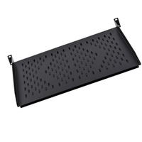 Étagères rack 12 "pour armoires rack réseau 19 pouces Étagère de montage en rack 1U Plateau en porte-à-faux ventilé pour équipement sonore informatique de serveur