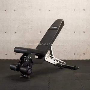 Powerman Fitness kapalı alan spor ekipmanları ağırlık kaldırma bacak uzatma ile ayarlanabilir tezgah presi - Product Image 1