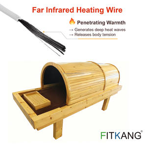 Vente directe d'usine OEM ODM, dôme de sauna portable en bois naturel à infrarouge lointain - Product Image 1