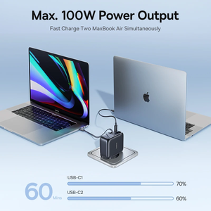 <span class=keywords><strong>Cargador</strong></span> Rápido <span class=keywords><strong>Baseus</strong></span> de <span class=keywords><strong>100W</strong></span> para Tablet y Laptop, Cable USB C Retráctil, <span class=keywords><strong>Cargador</strong></span> para Teléfono iPhone y Samsung - Product Image 5