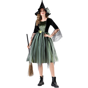 S-xl mago Oz vestito di garza a rete <span class=keywords><strong>strega</strong></span> retrò <span class=keywords><strong>Costume</strong></span> Cosplay di <span class=keywords><strong>Halloween</strong></span> - Product Image 6