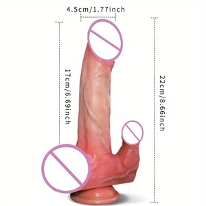 Dildo Automático de Silicona 4 en 1 con Control Remoto de Empuje Telescópico Eléctrico de Gran Tamaño Vibrador Juguete Sexual para Mujeres - Product Image 6