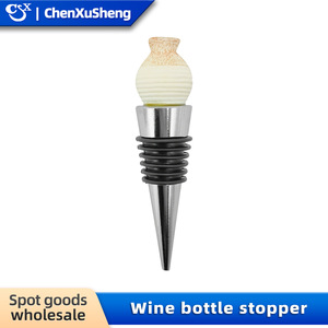 Christmas Wine Bottle <b>Stopper</b> Plastic Cute Design For Red White Champagne Sealing Preservation - Product Image 4