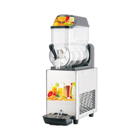 Cuisine commerciale équipement de réfrigération en acier inoxydable automatique 1 réservoir Granita boisson congelée Slushy Machine pour la maison hôtels