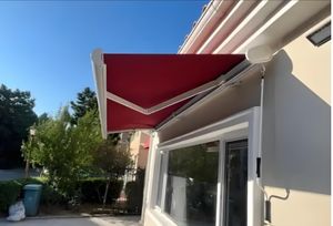 Toldo retráctil eléctrico de aluminio Toldo Cassette completo Marco retráctil con <span class=keywords><strong>toldos</strong></span> de brazo plegable de control remoto - Product Image 4