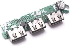 พาวเวอร์แบงค์แบบ5V 2.1A 3 USB ที่ชาร์จแบตเตอรี่โมดูลแผงวงจร - Product Image 5