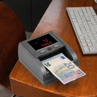 EC600 Détecteur de devises portable de haute qualité Compteur de billets à insertion à 4 voies Détection de billets de banque Caractéristiques de criblage d'argent inégalées