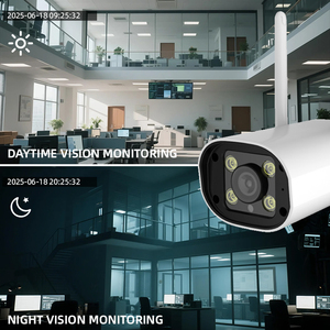 Wifi 5MP HD đầy màu sắc <span class=keywords><strong>IP</strong></span> <span class=keywords><strong>Camera</strong></span> IR-CUT tự động chuyển đổi trong ngày và đêm CCTV giám sát ngoài trời hai cách âm thanh máy ảnh - Product Image 3