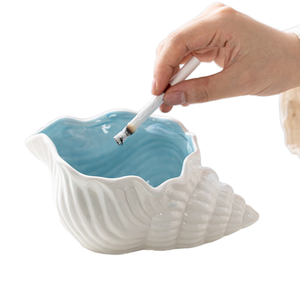 Cenicero de Cerámica Moderno en Forma de Concha para Cigarros, Accesorios para Fumar, Venta Caliente - Product Image 1