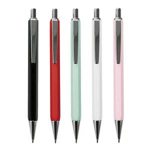 5 Color Metal <b>Pen</b> Custom <b>Retractable</b> Hotel Ballpoint <b>Pen</b> for Writing Promotional logo - Product Image 1