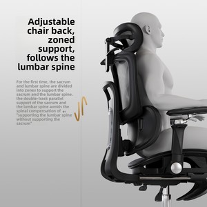 Sedia Ergonomica con Supporto Lombare, Comoda Sedia da Gaming per Casa e <span class=keywords><strong>Ufficio</strong></span>, Reclinabile per Lunghe Sessioni di <span class=keywords><strong>Seduta</strong></span>, Design Moderno - Product Image 4