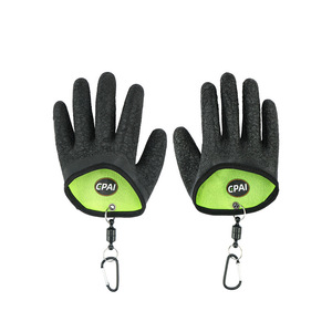 GPAI Gardening Magnetic <b>Gloves</b> Puncture Resistant Waterproof With Carabiner Hook For Outdoor Work And Beachcombing - Product Image 1