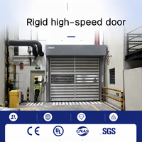 Porte spirale à grande vitesse en alliage d'aluminium sur mesure, coupe-vent, thermique, automatique, pour garage, entrepôt, atelier