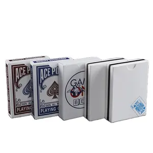 Professional manufacture 100% thick waterproof pvc plastic playing cards