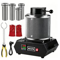 TEBAK 1600 ℃   Fourneau de fusion CNC à petite échelle - Équipement de fusion haute température pour l'or, l'argent, le cuivre et l'aluminium