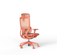 Chaise de bureau exécutive moderne à dossier moyen avec appui-tête réglable, accoudoirs, soutien lombaire ergonomique, mousse PU, pivotant à 360°, confort toute la journée