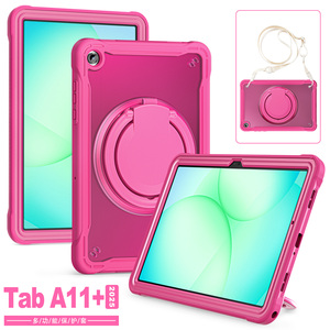 Housse de protection la plus récente 2026 pour <span class=keywords><strong>Samsung</strong></span> Tab A11 Plus 11 pouces avec dragonne et bandoulière réglables - Product Image 1